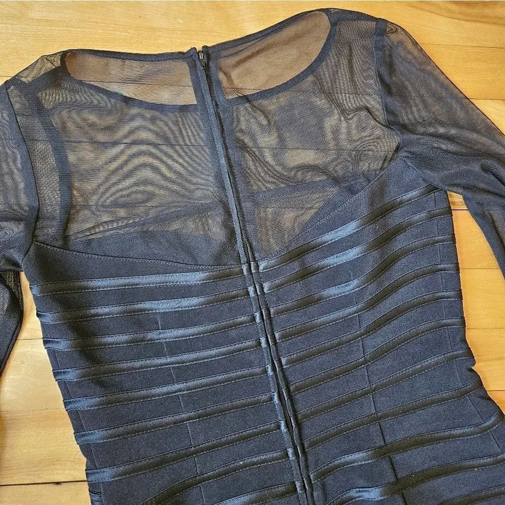JS Collections Vintage 2000s Fishnet Blouse - Picture 7 of 9